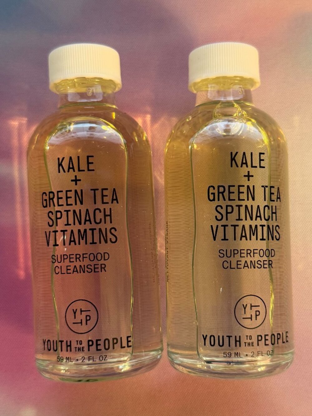 Youth To The People Superfood Cleanser 2oz Duo Bundle Kale Spinach NWOB